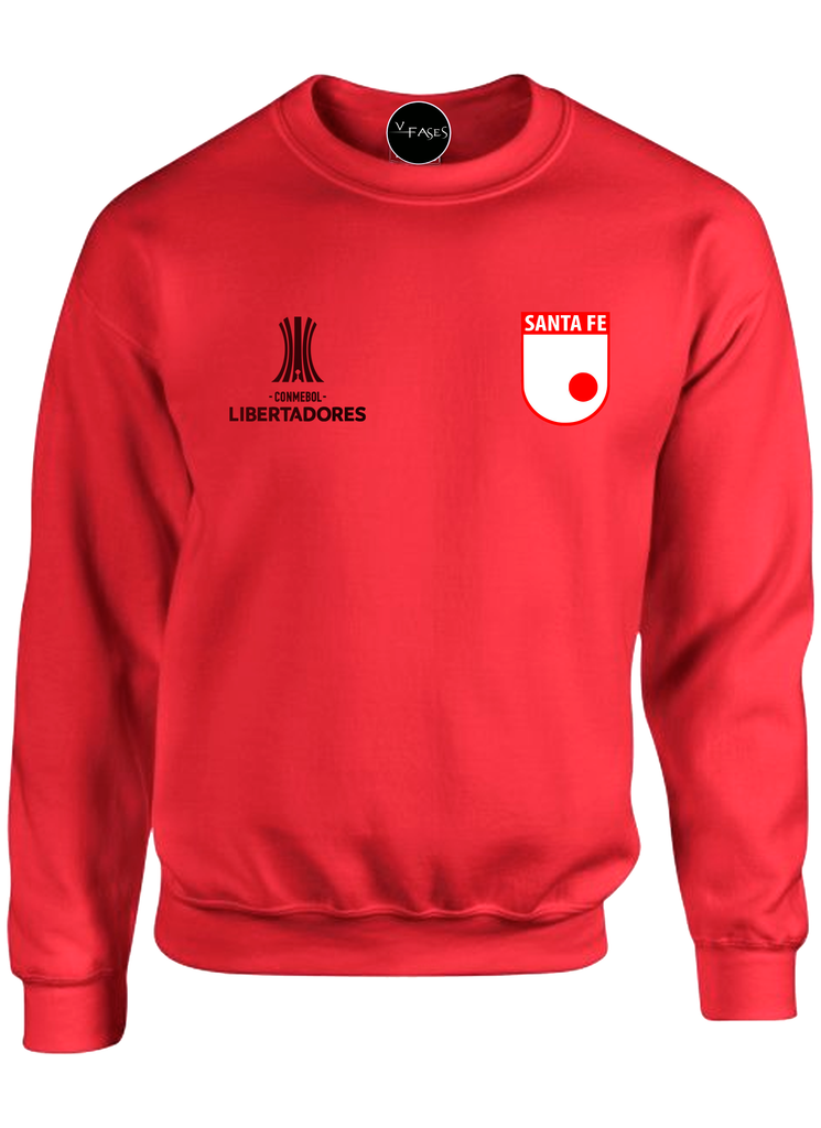 BUZO SACO CREWNECK DEPORTIVO INDEPENDIENTE SANTA FE COPA LIBERTADORES V fases shirts hoodies