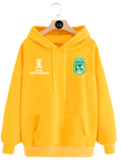 buzo hoodie deportivo atletico nacional copa libertadores mujer