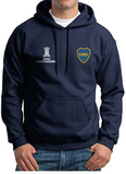 BUZO HOODIE CAPOTA DEPORTIVO BOCA JUNIOR COPA LIBERTADORES