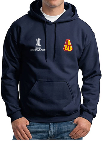 BUZO HOODIE CAPOTA DEPORTES TOLIMA COPA LIBERTADORES