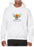 buzo hoodie capota one piece anime manga pirate king hombre