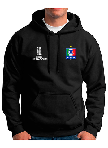 BUZO HOODIE CAPOTA DEPOTIVO ONCE CALDAS COPA LIBERTADORES