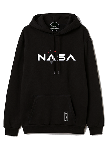 BUZO HOODIE NASA COHETE MISION ESPACIAL MUJER