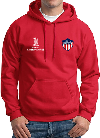 BUZO HOODIE CAPOTA DEPORTIVO JUNIOR COPA LIBERTADORES