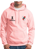 BUZO HOODIE DEPORTIVO CAPOTA RIVER PLATE COPA LIBERTADORES HOMBRE