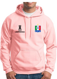 BUZO HOODIE CAPOTA DEPOTIVO ONCE CALDAS COPA LIBERTADORES
